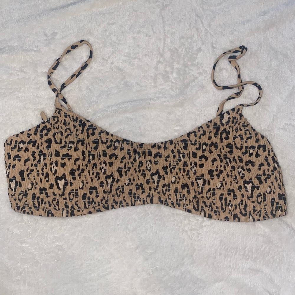 Hollister Cheetah print bikini top
